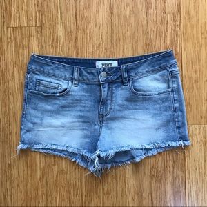 PINK jean shorts